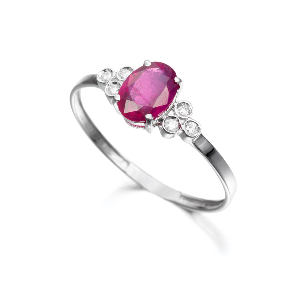 Anillo Elegance Mi Primer Rubí - Imagen 3