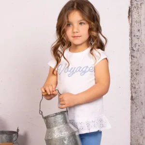 Camiseta de bebé color blanco