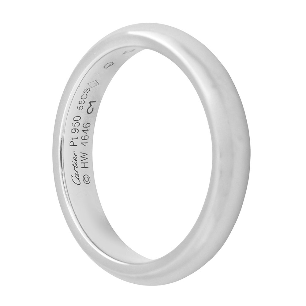 Alianza de platino Cartier 1895