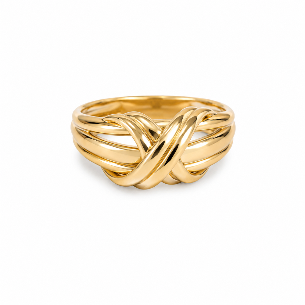Anillo cintage Tiffany & Co. Signature X – circa 1990 - Imagen 2