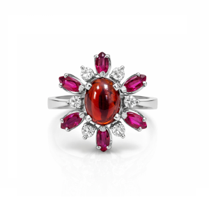 Anillo vintage cabujón – circa 1960