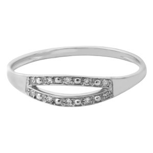 Anillo doble brillante