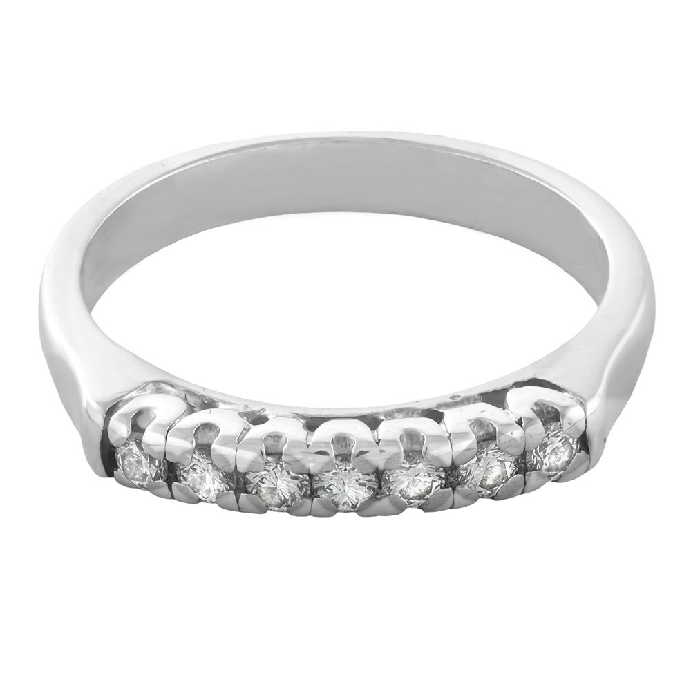 Anillo cinquillo 7 diamantes