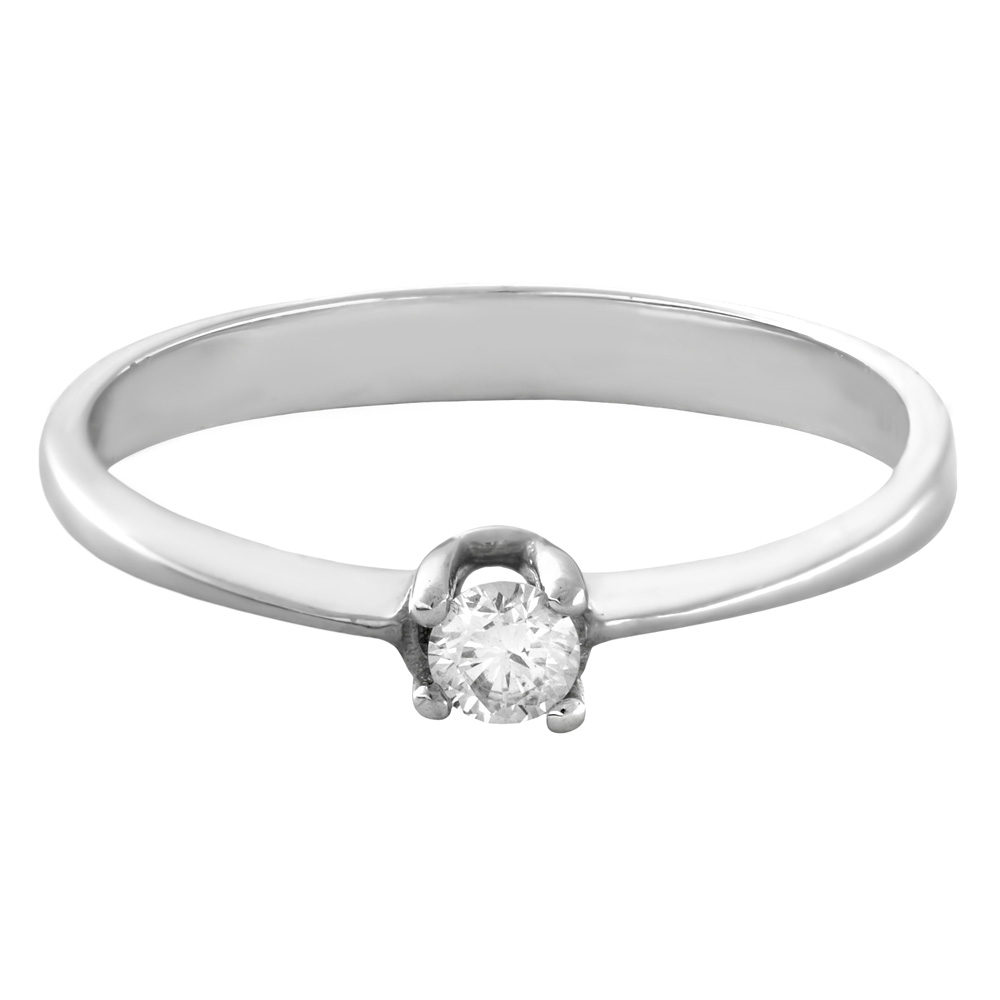 Anillo pedida solitario diamante 0.08 cts - Imagen 2