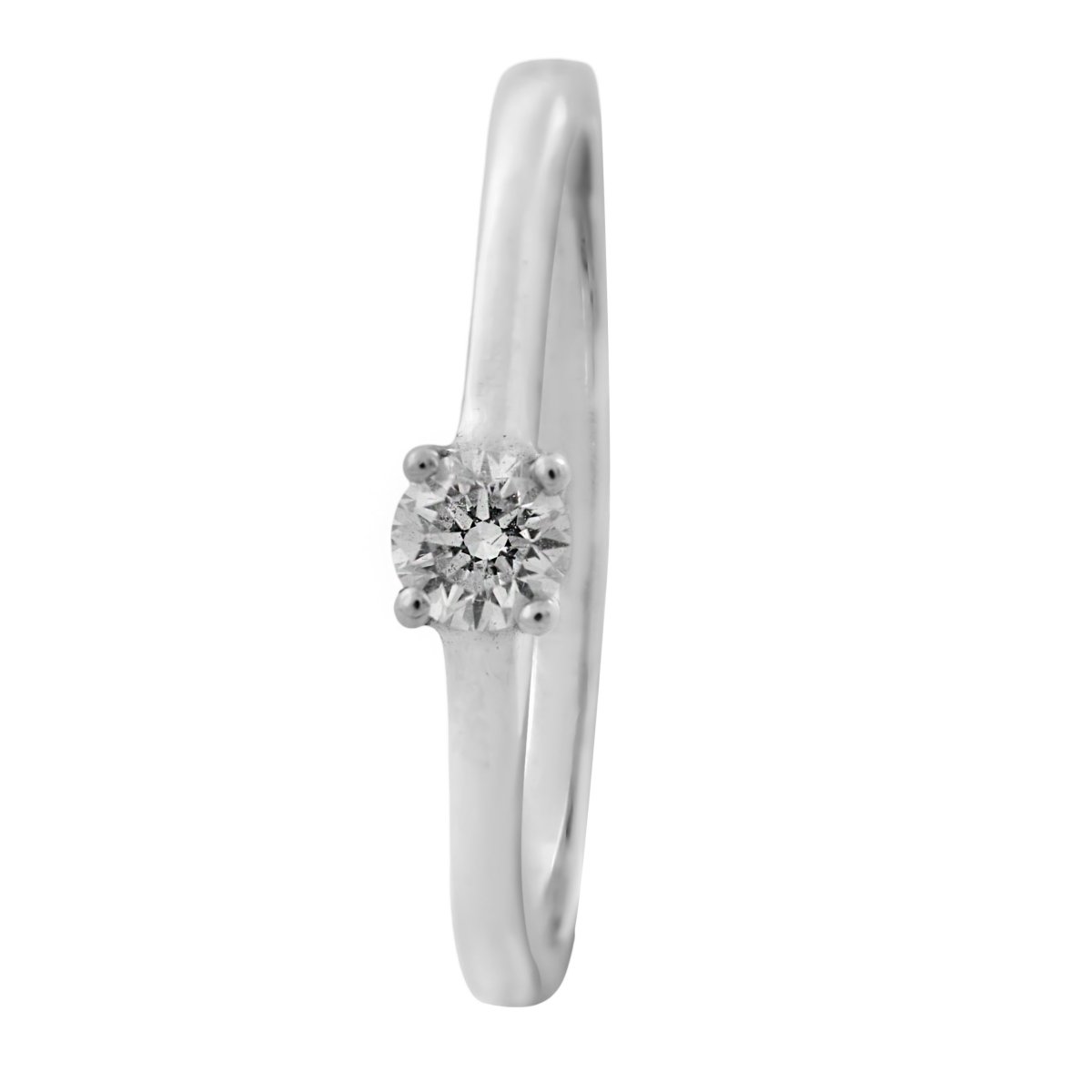 Anillo solitario diamante 0.19 cts - Imagen 3