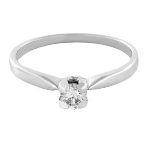 Anillo solitario diamante 0.20cts