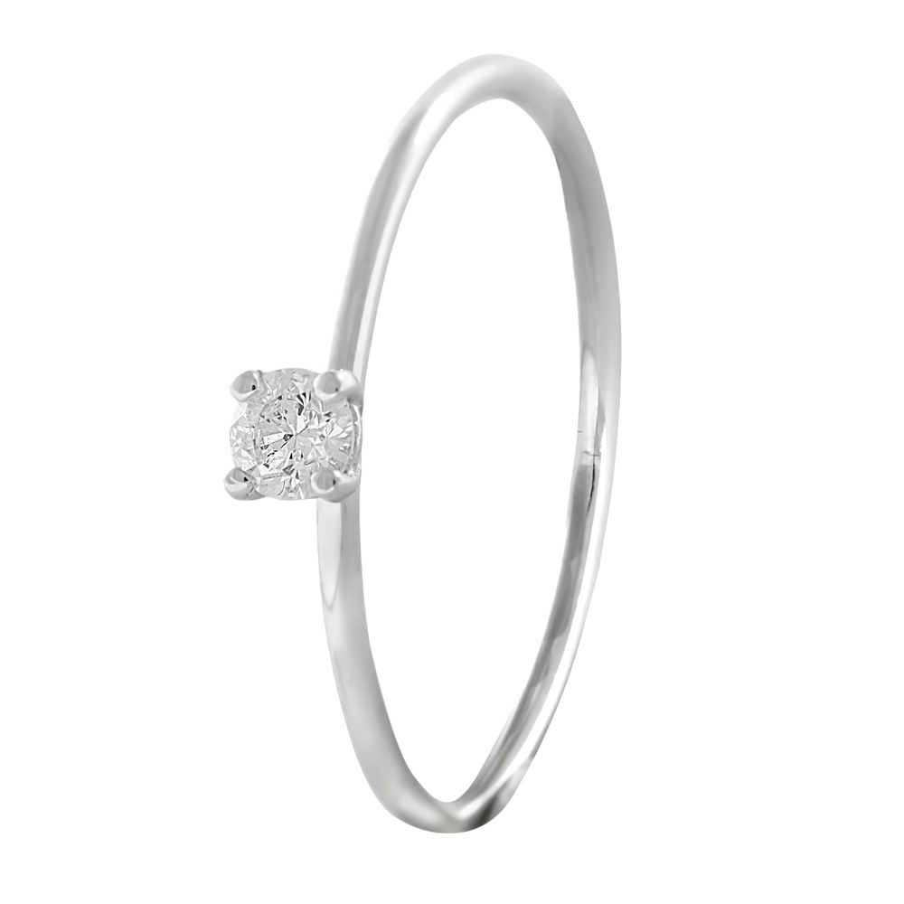 Anillo pedida solitario diamante 0.11 cts - Imagen 3