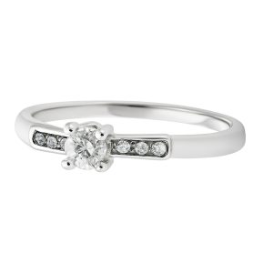 Anillo solitario gala 0.26cts