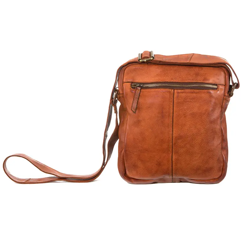 Bolso STAMP · Bandolera Grande · Piel Lavada · Coleccion Atlas - Imagen 3
