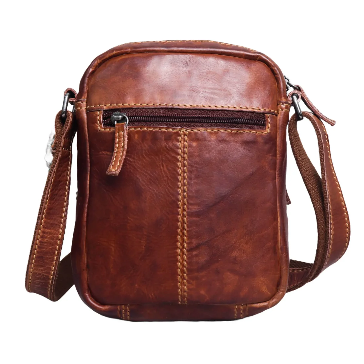 Bolso STAMP · Bandolera Mediana · Piel Lavada · Coleccion Tichi - Imagen 6