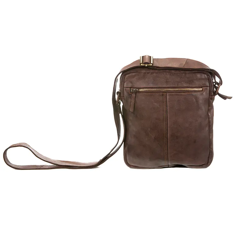 Bolso STAMP · Bandolera Grande · Piel Lavada · Coleccion Atlas - Imagen 7