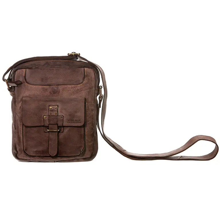 Bolso STAMP · Bandolera Grande · Piel Lavada · Coleccion Atlas - Imagen 6