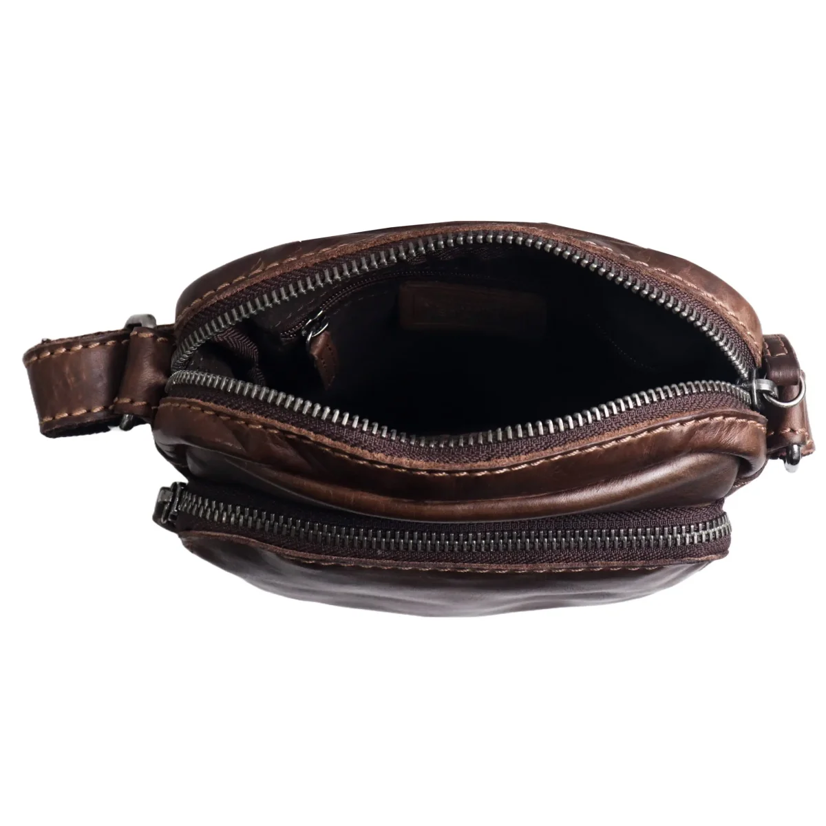 Bolso STAMP · Bandolera Mediana · Piel Lavada · Coleccion Tichi - Imagen 9