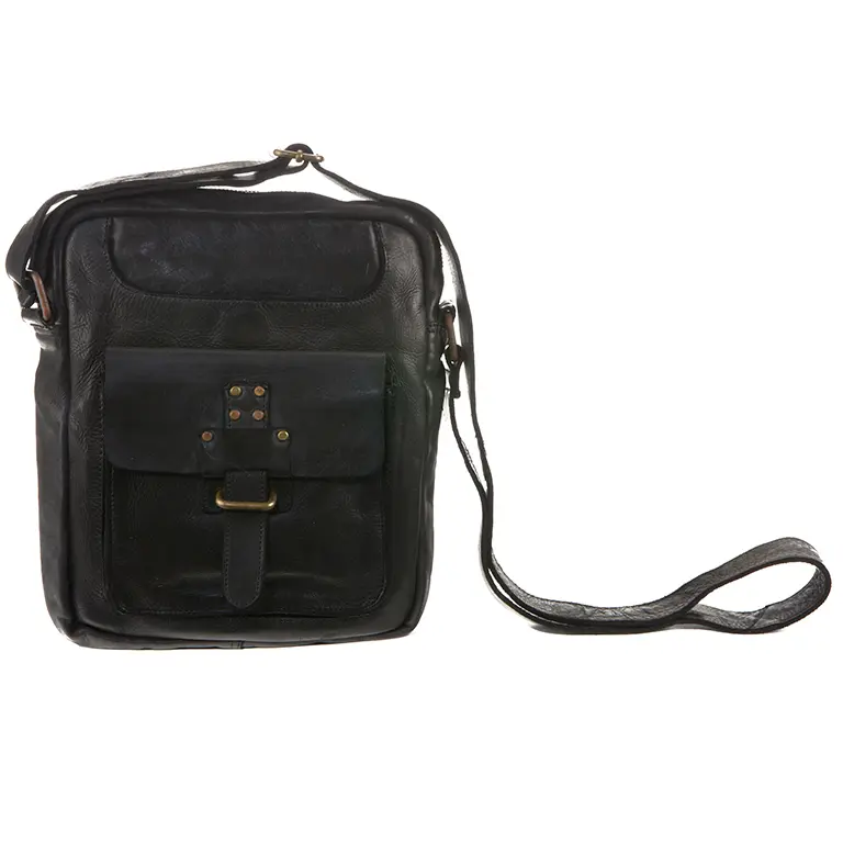 Bolso STAMP · Bandolera Grande · Piel Lavada · Coleccion Atlas - Imagen 9