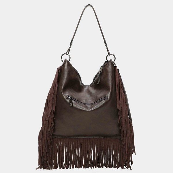Bolso de hombro BINNARI Kate color moka - Imagen 3
