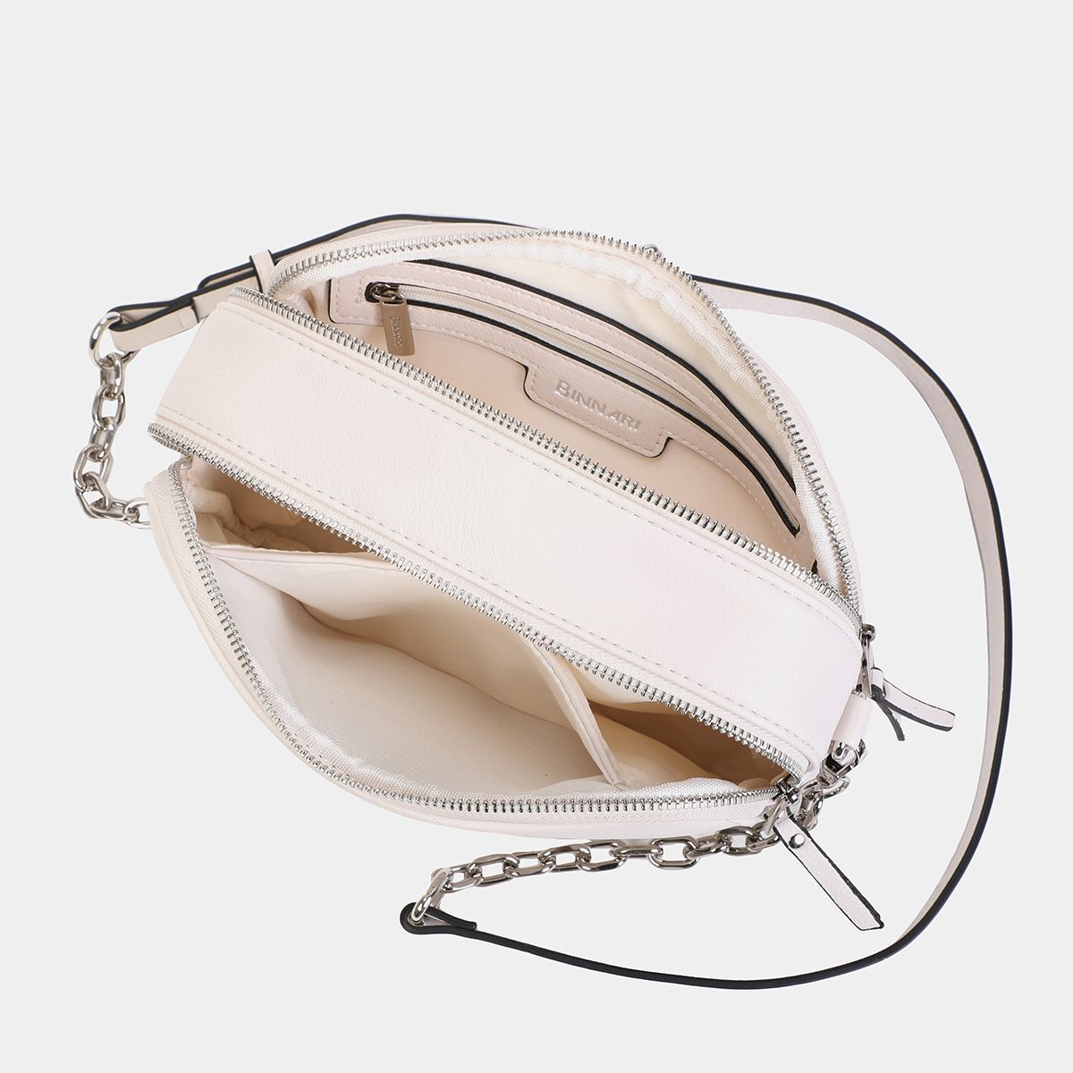 Bolso bandolera BINARRI Lili color hielo - Imagen 3
