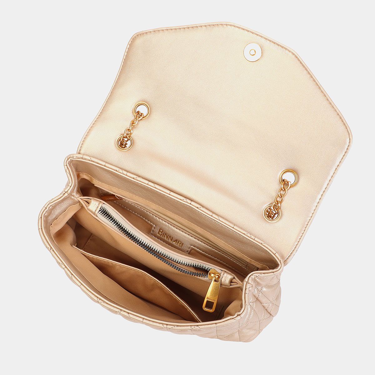 Bolso BINNARI Ella color cava o plata - Imagen 5