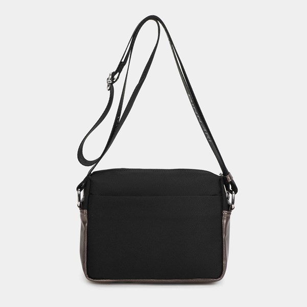 Bolso bandolera pequeña BINNARI Emilie color negro - Imagen 5