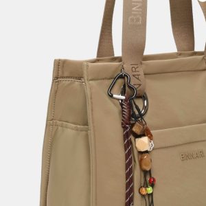 Bolso Binnari de dos asas Xara color kaki