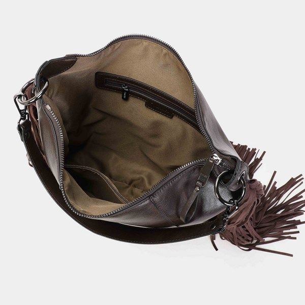 Bolso de hombro BINNARI Kate color moka - Imagen 4