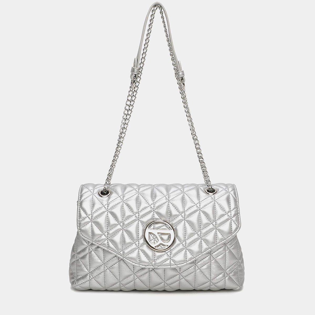 Bolso BINNARI Ella color cava o plata - Imagen 4