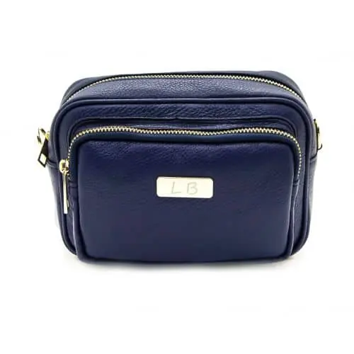 Bolso LB MANUEL GALLARDO · Bandolera en Piel con Bolsillo Frontal - Imagen 3
