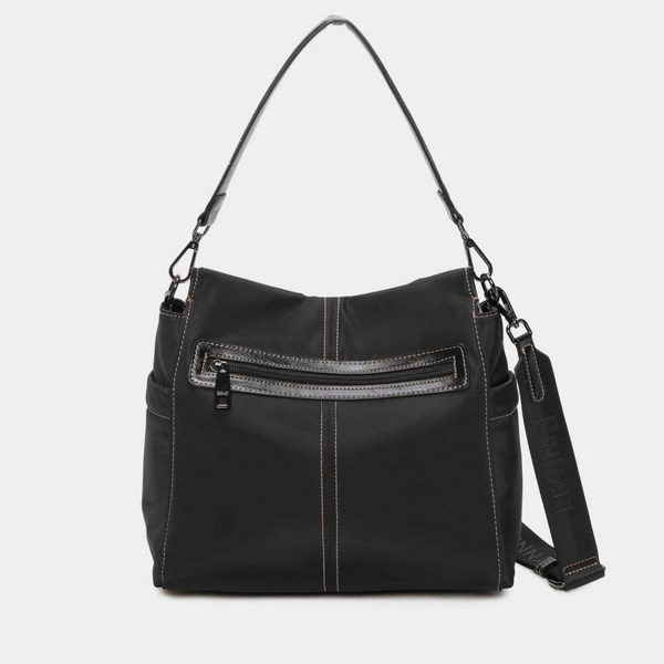 Bolso shopper BINNARI Alina negro - Imagen 3