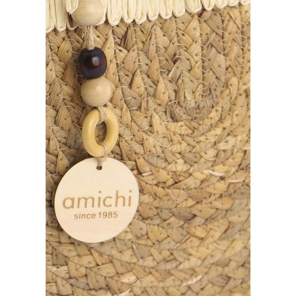Cesta de mano con asas de madera AMICHI - Imagen 3