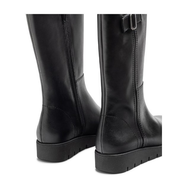 Botas planas en piel YOKONO Manila 006 negro - Imagen 3