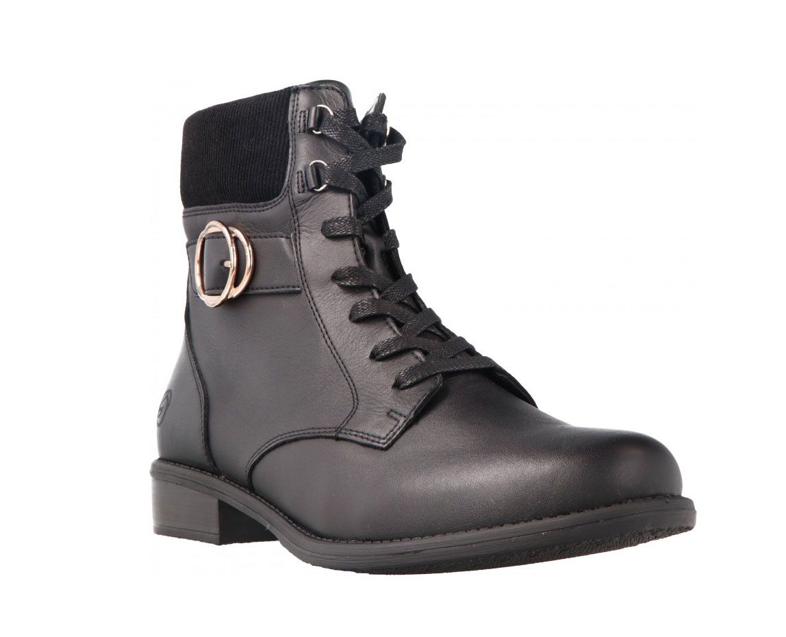 Botines para mujer REMONTE Polene negro - Imagen 4