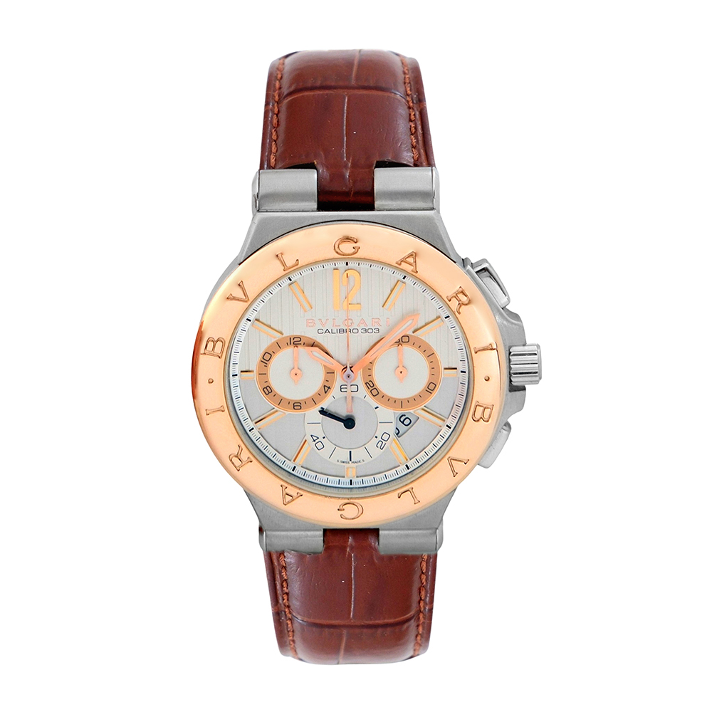 Bulgari Diagono 42 mm Ref.-DGP42SGCH (juego completo) - Imagen 2