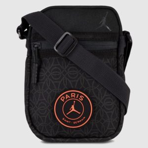 NIKE – Bolso Jordan PSG 9A0803-G0T Negro – Mini Bandolera Unisex Original