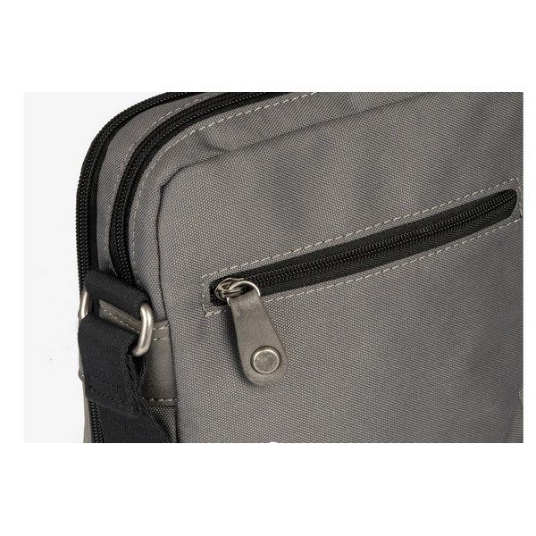 Reportero para hombre Matties Bags cremalleras negro - Imagen 5