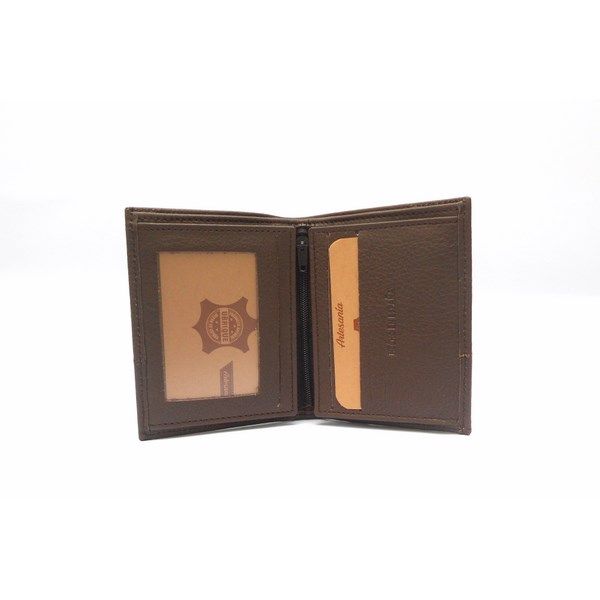 Cartera para hombre en piel con tarjetero y billetero - Imagen 3