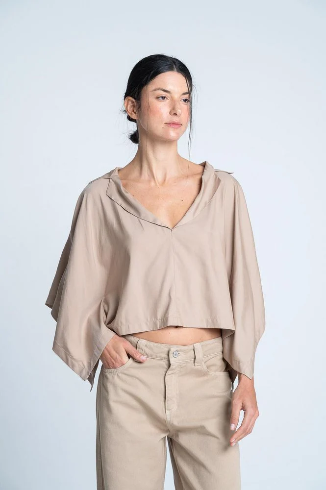 Blusa Manga Corta Marant Amplia ARKITECT MARIA ELENA VILLAMIL - Imagen 7