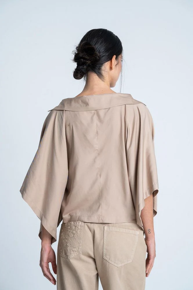 Blusa Manga Corta Marant Amplia ARKITECT MARIA ELENA VILLAMIL - Imagen 9