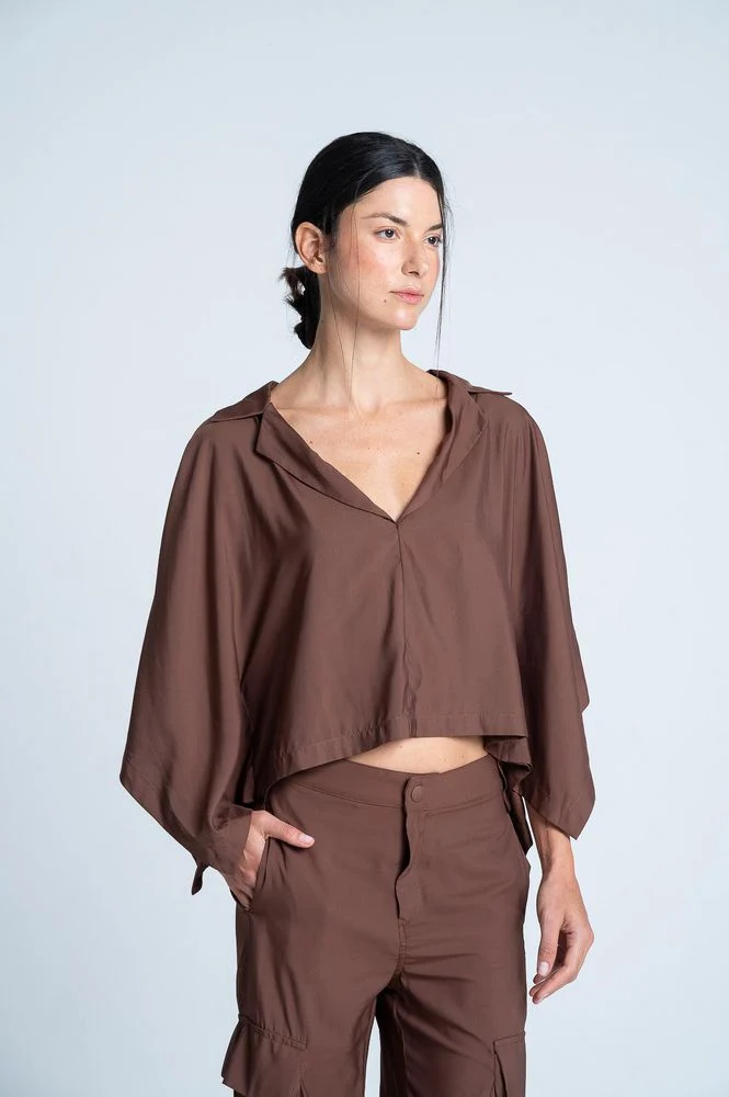 Blusa Manga Corta Marant Amplia ARKITECT MARIA ELENA VILLAMIL