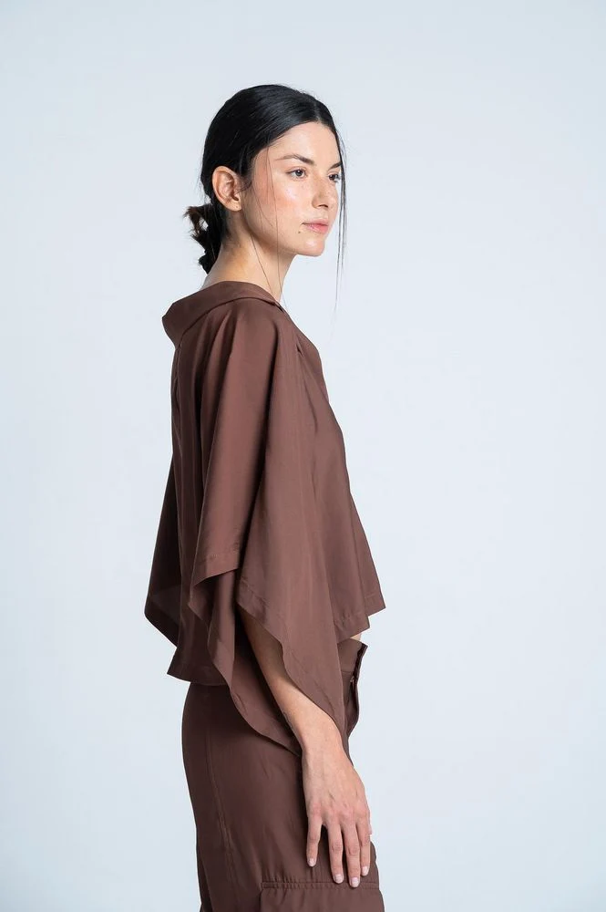 Blusa Manga Corta Marant Amplia ARKITECT MARIA ELENA VILLAMIL - Imagen 3