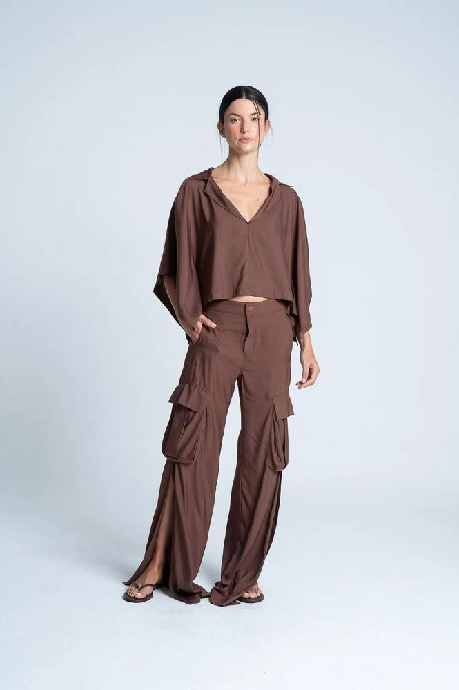 Blusa Manga Corta Marant Amplia ARKITECT MARIA ELENA VILLAMIL - Imagen 5
