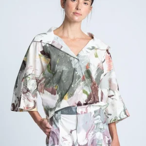 Blusa Tela Popelina Estampada ARKITECT MARIA ELENA VILLAMIL