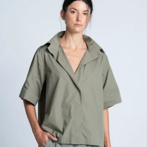 Blusa Tela Popelina Amplia ARKITECT