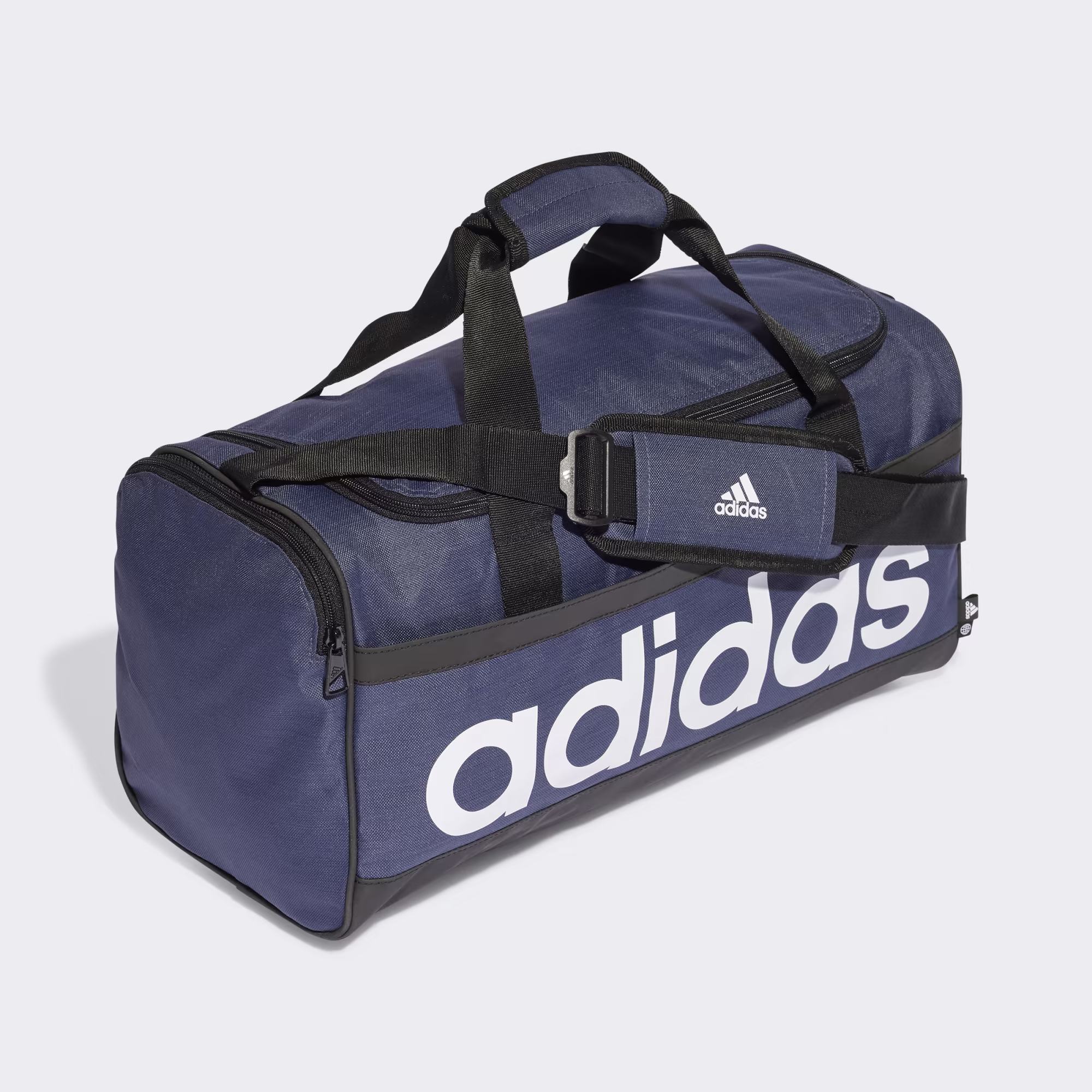 ADIDAS – Bolsa de Deporte Adidas Linear Duffel 39L – Azul Marino - Imagen 4