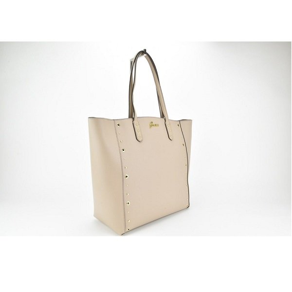 GUESS – Bolso Mujer de Hombro Leticia Tote Grande Beige Crudo Oferta Regalo Elegante - Imagen 5