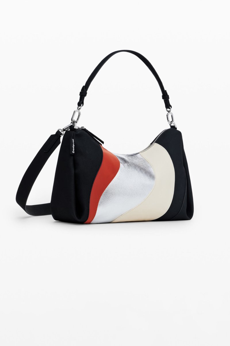 DESIGUAL – Bolso Desigual Kahlo Mayari Maxi Multicolor Mujer Hombro y Bandolera