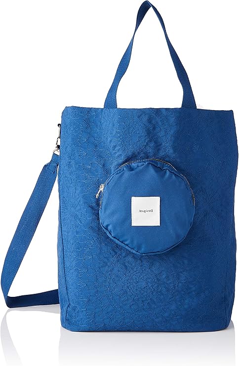 DESIGUAL – Bolso Desigual Azul Namaste Shopping Bag Mandalas - Imagen 3
