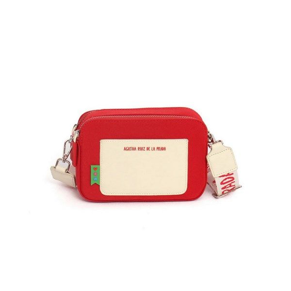 Bolso bandolera de loneta Agatha Ruiz de la Prada