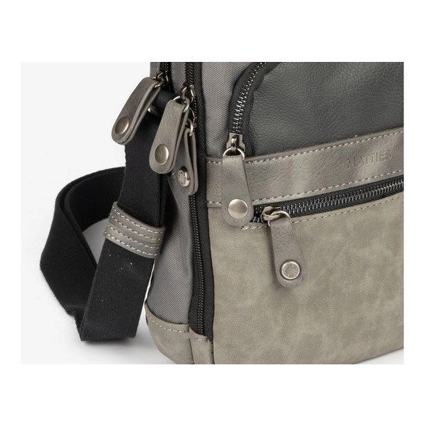 Reportero para hombre Matties Bags cremalleras negro - Imagen 6