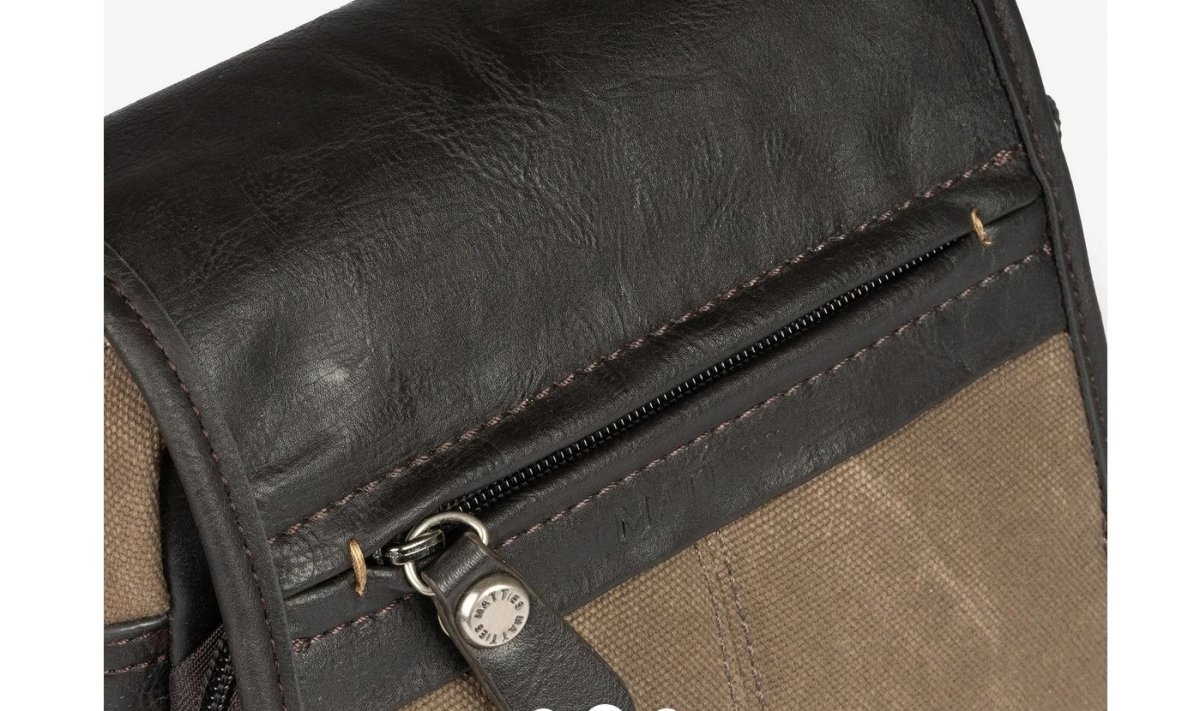 Bolso bandolera hombre Matties Bags Adventure con solapa - Imagen 3