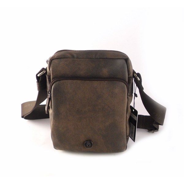 Bolso bandolera hombre MATTIES BAGS con solapa color marrón - Imagen 3