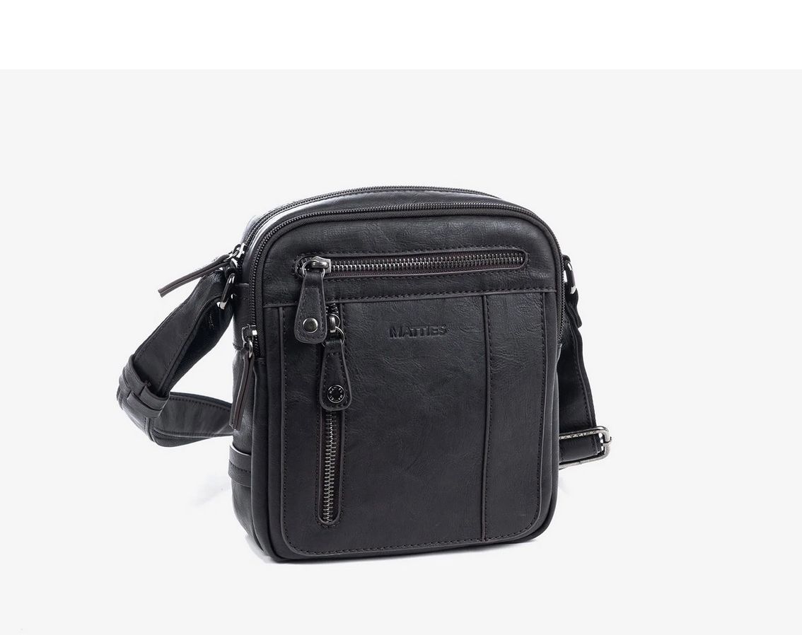 Bolso reportero para hombre MATTIES BAGS cremalleras - Imagen 2